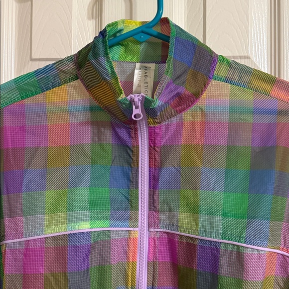 Fabletics Multicolor Plaid Jacket size M - Picture 2 of 4
